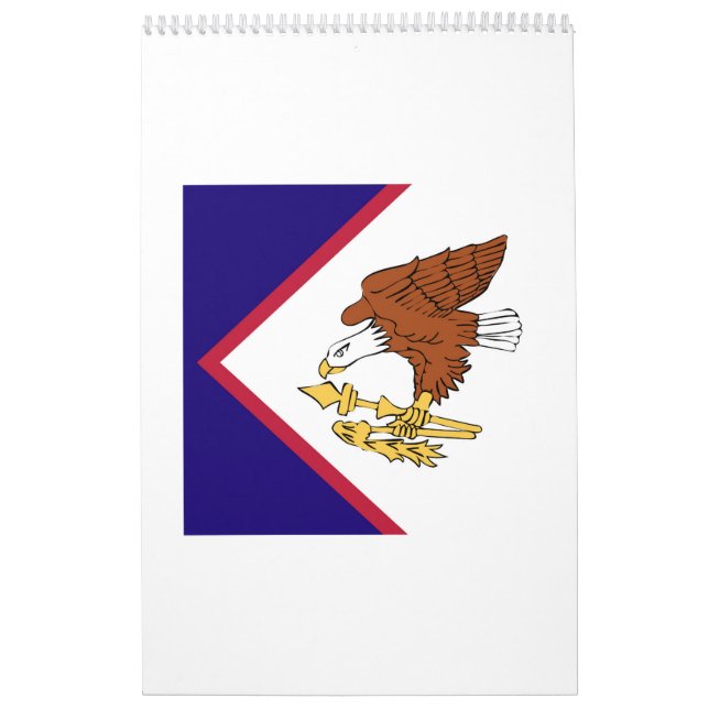 Amerikanska Samoa Flagga Emblem Kalender (Omslag)