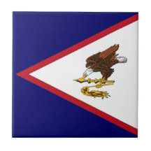 Amerikanska Samoa flagga
