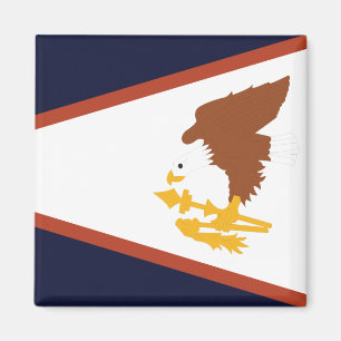Amerikanska Samoa-Flagga Magnet