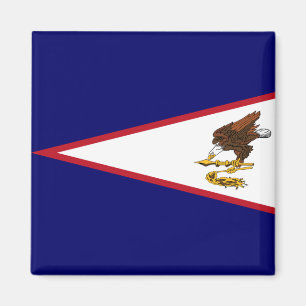 Amerikanska Samoa Flagga Magnet