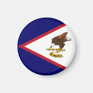 Amerikanska Samoa flagga Magnet
