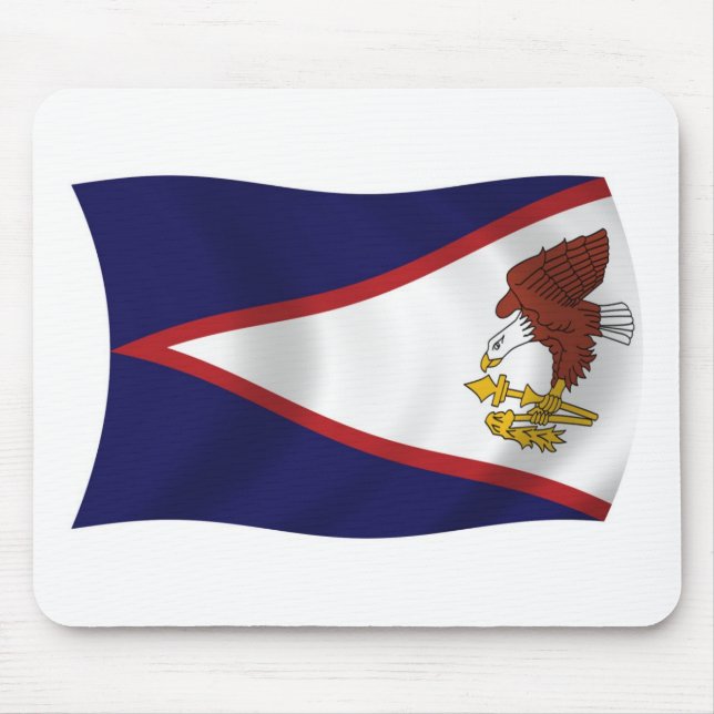 Amerikanska Samoa Flagga Musmatta (Framsidan)
