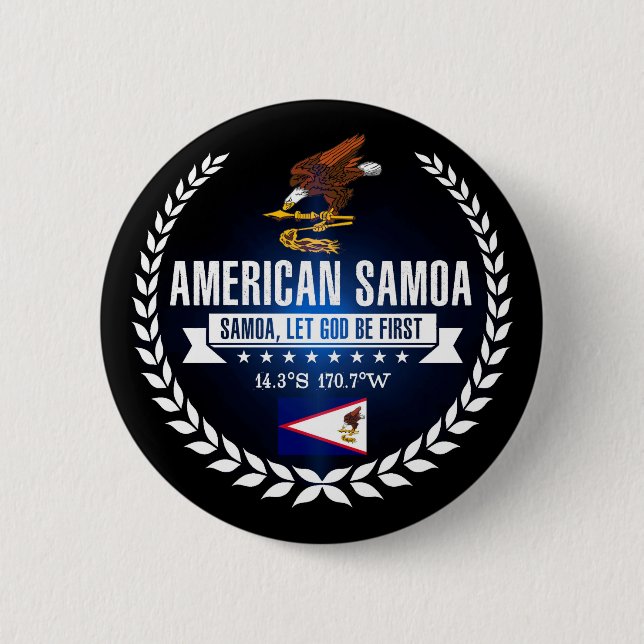 Amerikanska Samoa Knapp (Framsida)