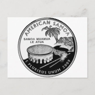 Amerikanska Samoa-kvartal Vykort