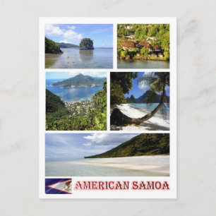 Amerikanska Samoa - Mozaik - Vykort
