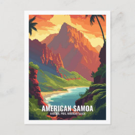 Amerikanska Samoa National Park USA National Parke Vykort