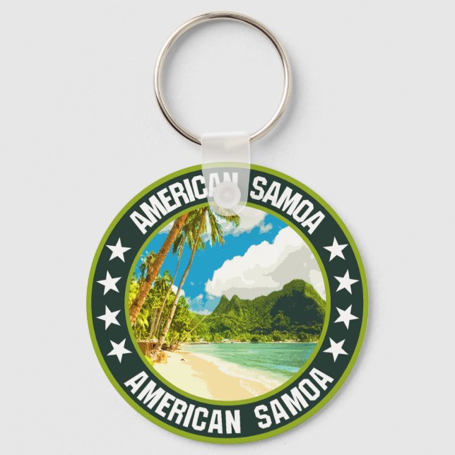 Amerikanska Samoa Nyckelring (Framsida)