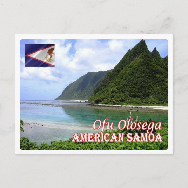 Amerikanska Samoa - Ofu Olosega - Vykort (Framsida)