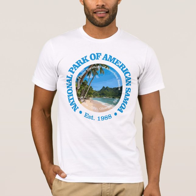 Amerikanska Samoa (rd) 2 T Shirt (Framsida)