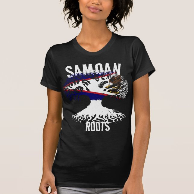 AMERIKANSKA SAMOA ROOTS T SHIRT (Framsida)