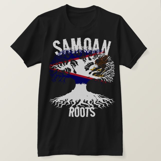 AMERIKANSKA SAMOA ROOTS T SHIRT (Design framsida)