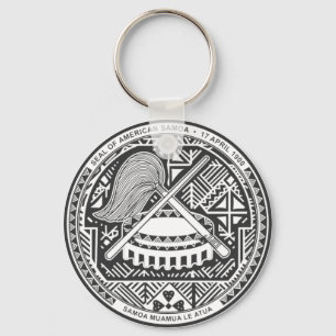 Amerikanska Samoa Seal Nyckelring