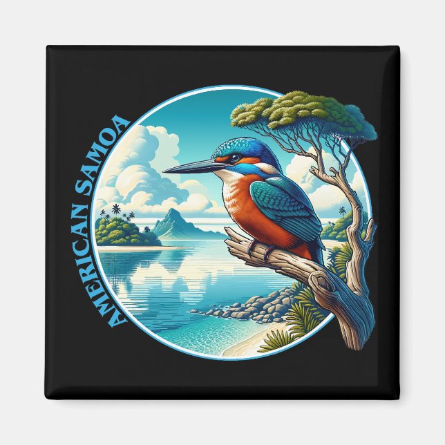 Amerikanska Samoa Södra Stilla havet Magnet (Framsidan)