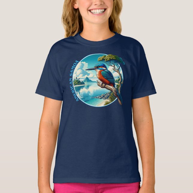 Amerikanska Samoa Södra Stilla havet T Shirt (Framsida)