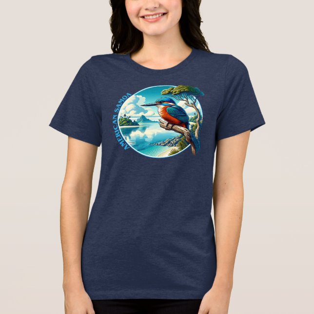Amerikanska Samoa Södra Stilla havet T Shirt (Framsida)