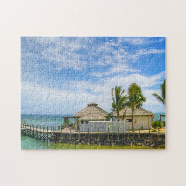 Amerikanska Samoa strand scen. Pussel (Horisontell)