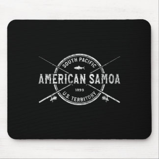 Amerikanska Samoa Vintage Korsade Fiskespön Musmatta