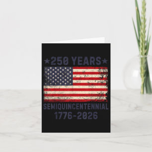 Amerikanska semifemtonårsdagen den 4 juli 2026 250 kort