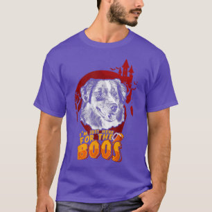 Amerikanska shepherd här för Boos Funny Hallowee T Shirt