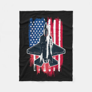 Amerikanska självständighetsdagen 4 juli veteran M Fleecefilt