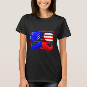 Amerikanska självständighetsdagen år amerikansk fl t shirt