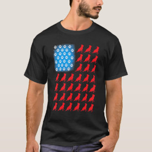 Amerikanska Självständighetsdagen Flagga Tysk Schä T Shirt
