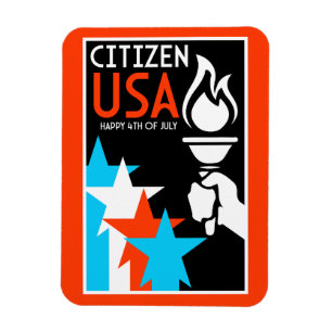 Amerikanska självständighetsdagen magnet
