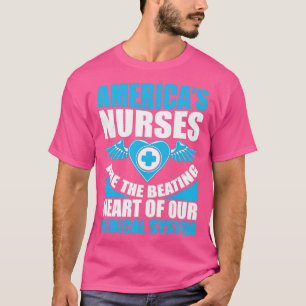 Amerikanska sjuksköterskor är vårt medias hjärta. t shirt