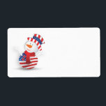 Amerikanska snögubbe fraktsedel<br><div class="desc">Amerikanska snögubbe</div>