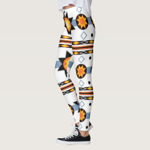 Amerikanska Sol Mönster Leggings