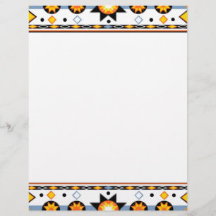Amerikanska Sol Mönster Letterhead
