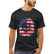 Amerikanska solrosarna USA flagga, 4 juli