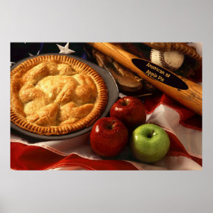 Amerikanska som Apple Paj Poster