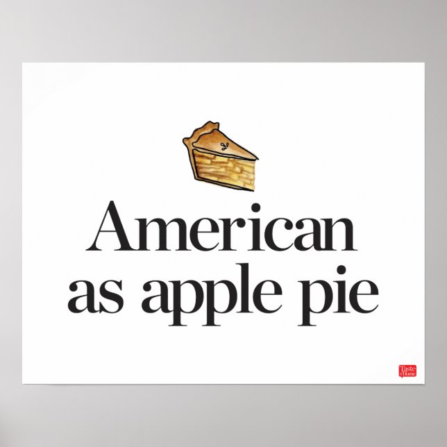 Amerikanska som Apple Paj Poster (Framsidan)