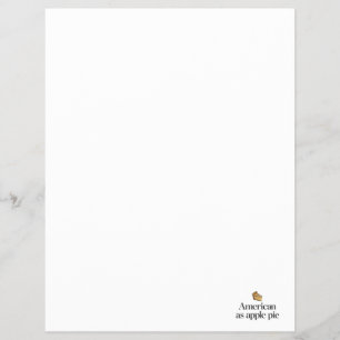Amerikanska som Apple Paj Reklamblad