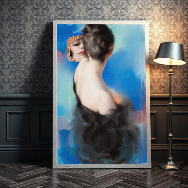 Amerikanska Söndag illustration, Rolf Armstrong Poster (Skapare uppladdad)