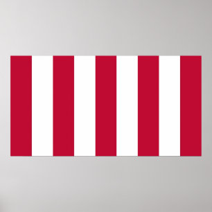 Amerikanska soner av Liberty 9 Lodrät Strip Flagga Poster