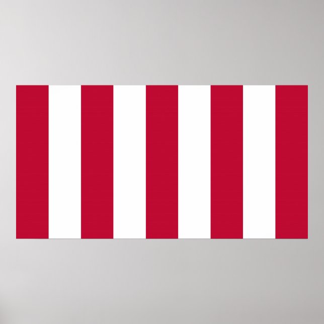 Amerikanska soner av Liberty 9 Lodrät Strip Flagga Poster (Framsidan)