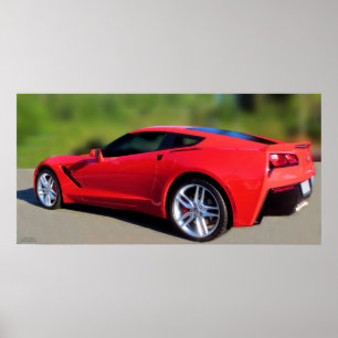 AMERIKANSKA SPORTBILDEN: CORVETTE POSTER
