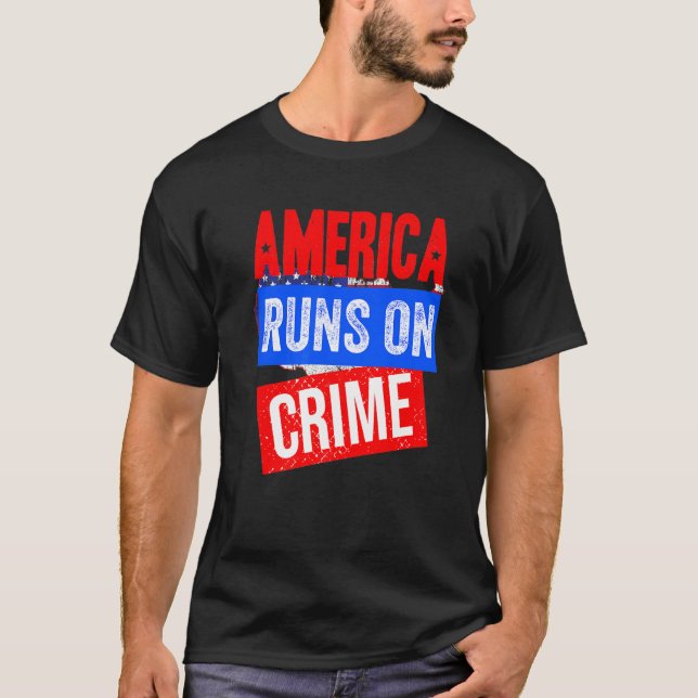 Amerikanska Springa om brott sant brott Amerika Sp T Shirt (Framsida)