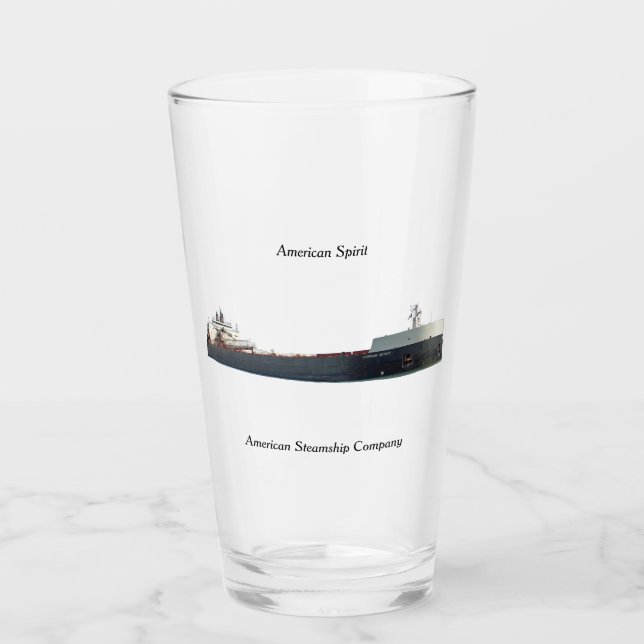 Amerikanska spritglas glaskopp (Framsida)