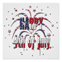 Amerikanska Stars och stripes Lycklig 4 juli