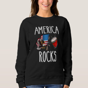 Amerikanska Sten Flagga Kärlek Usa Ideas T Shirt
