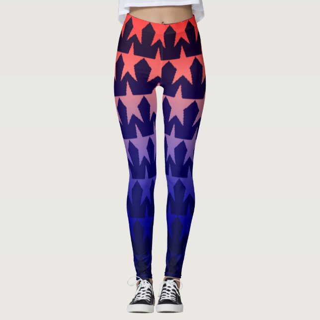 Amerikanska stil-ART Leggings (Framsida)