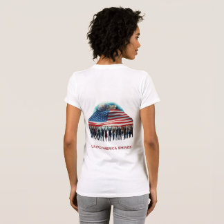 Amerikanska styrkebälten t shirt
