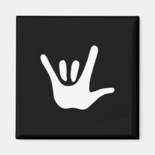 Amerikanska teckenspråk - Kärlek ASL Döv Awareness Magnet