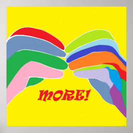 Amerikanska teckenspråk MER Poster