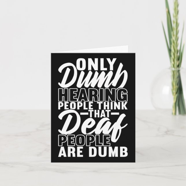 Amerikanska teckenspråkets medvetenhet om Dövet 19 Kort (Framsida)