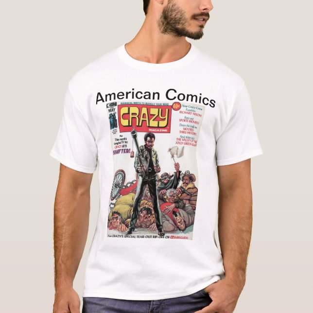 Amerikanska Tecknader T Shirt (Framsida)