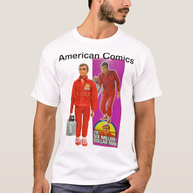 Amerikanska Tecknader T Shirt (Framsida)